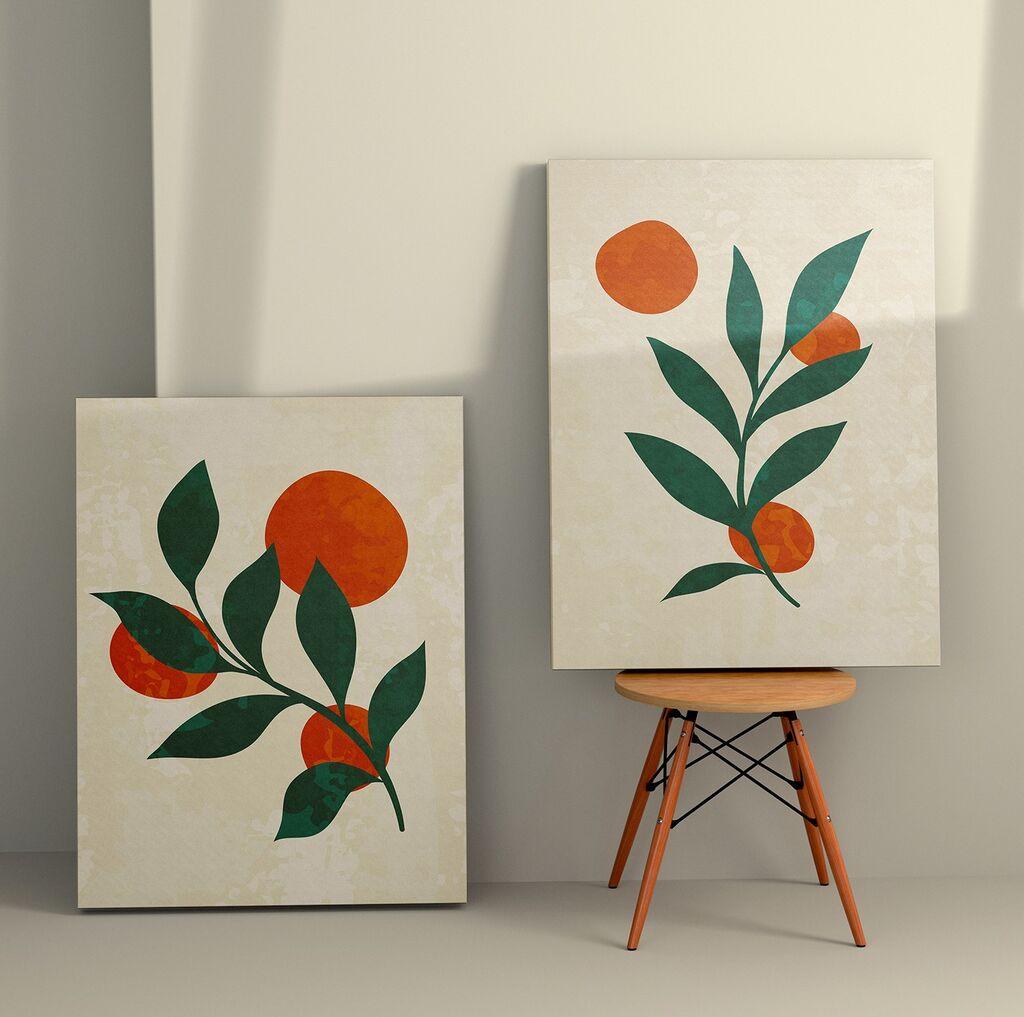 Wallity декорација за dzид 2KNV4359, 50 x 70 см, 2 парчиња