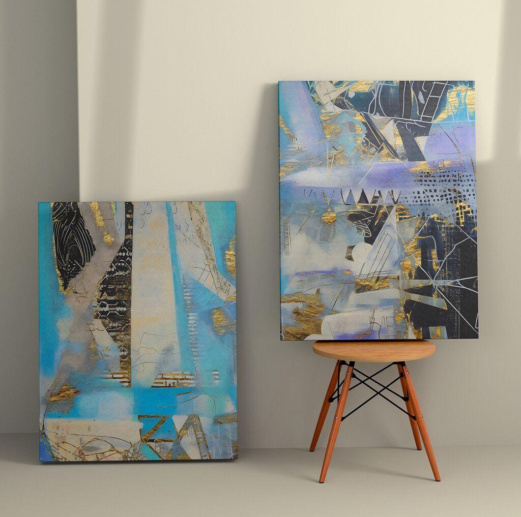 Wallity декорација за dzид 2KNV4379, 50 x 70 см, 2 парчиња