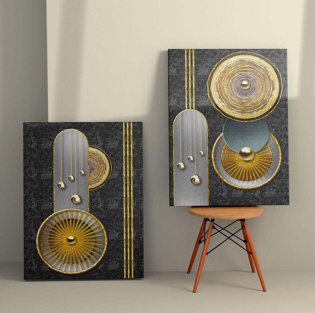 Wallity декорација за dzид 2KNV4347, 50 x 70 см, 2 парчиња