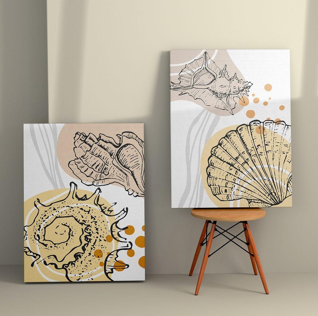 Wallity декорација за dzид 2KNV4364, 50 x 70 см, 2 парчиња