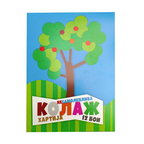 Колаж, А4, 12 бои, Несамолеплив