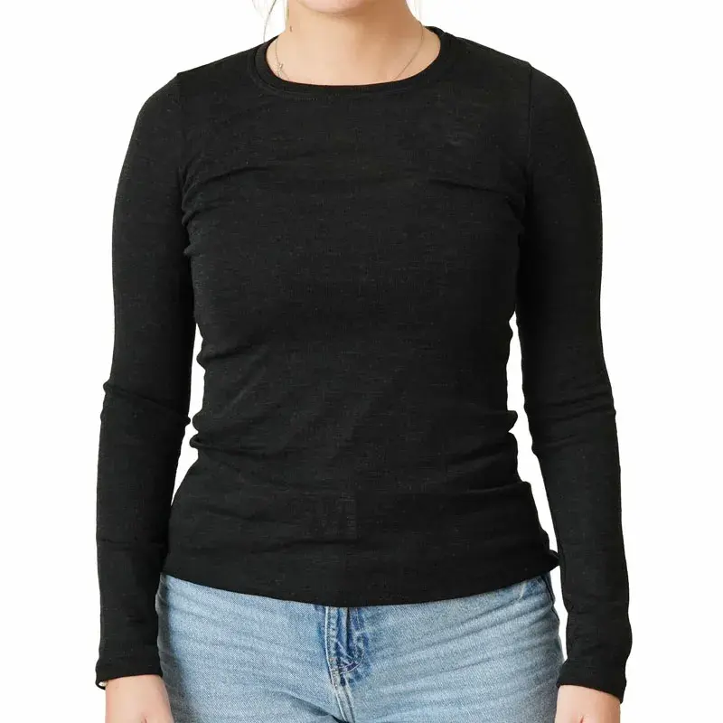 COPPERMINER Женска Маица Baselayers, Црна