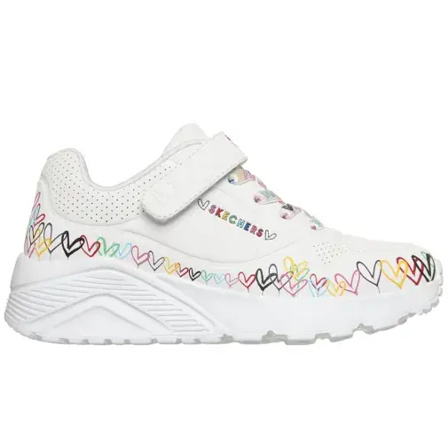Skechers патики Uno Lite за девојчиња, бели