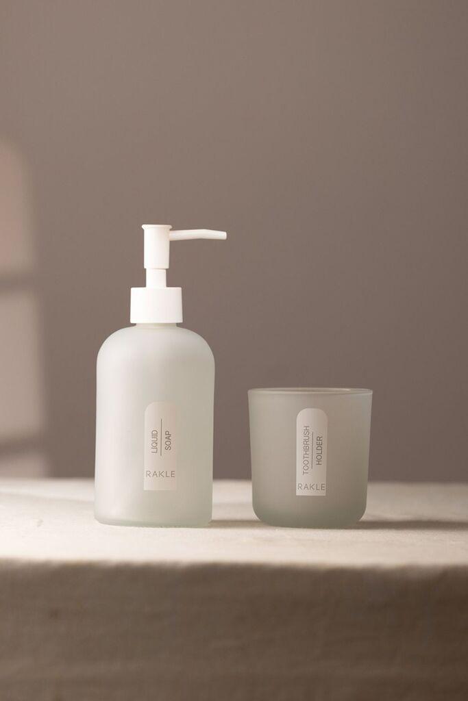 L'essentiel Maison Сет додатоци за бања Envy, 2 парчиња, сива боја