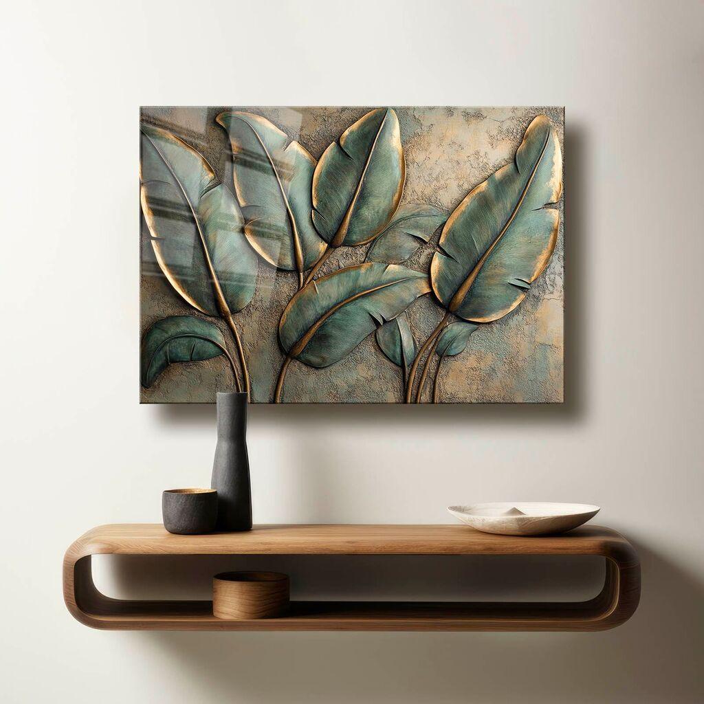 Wallxpert Декоративна слика на калено стакло Camtbl-069, 60 x 90 см, Шарена