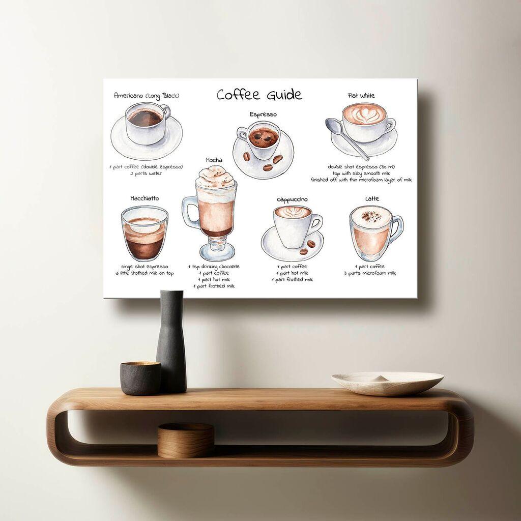 Wallxpert Декоративна слика на калено стакло Camtbl-054, 50 x 70 см, Шарена