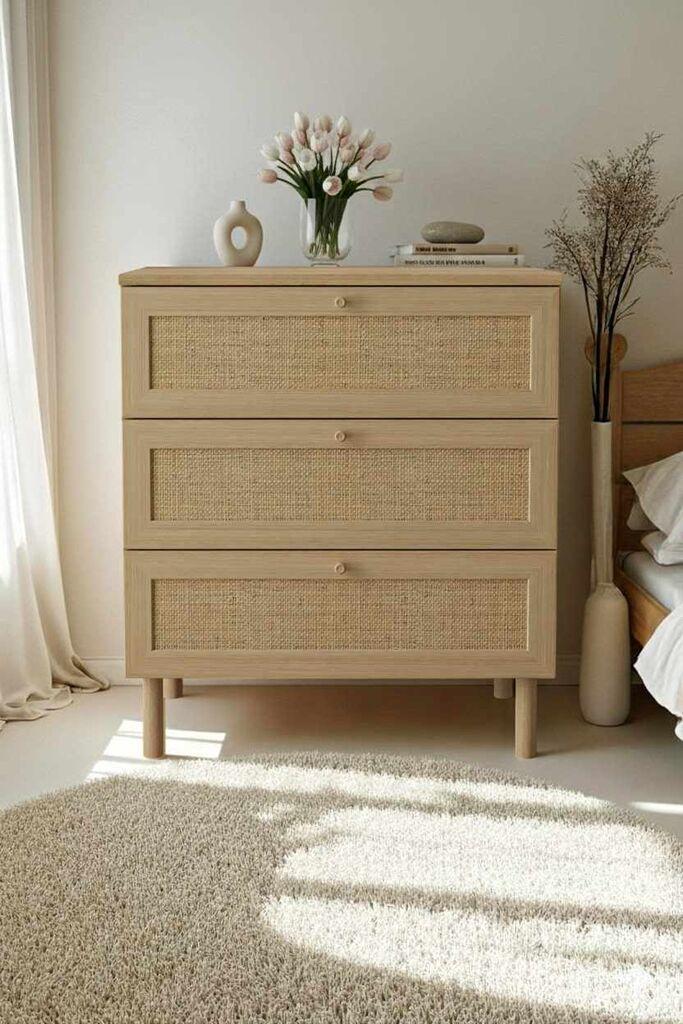 Комода Hanah Home Baru, 75 x 85 x 42 см, беж