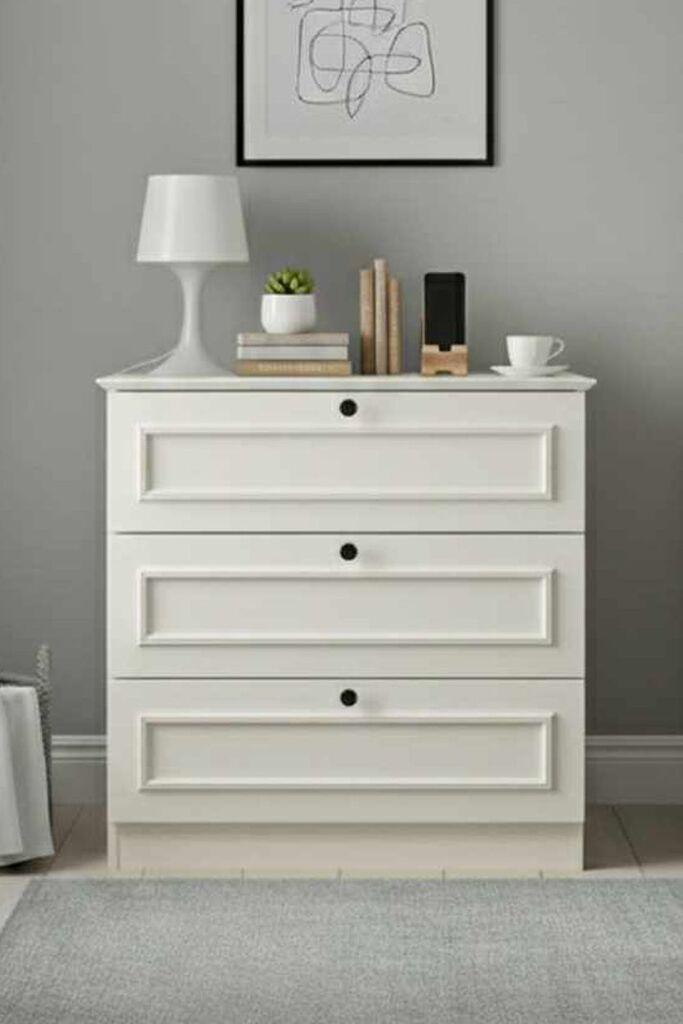 Комода Hanah Home Mira, 78 x 78 x 43 см, бела