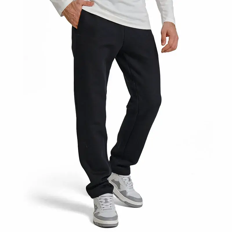 ANTA Машки Долен Дел Тренерки Knit Track, Црни