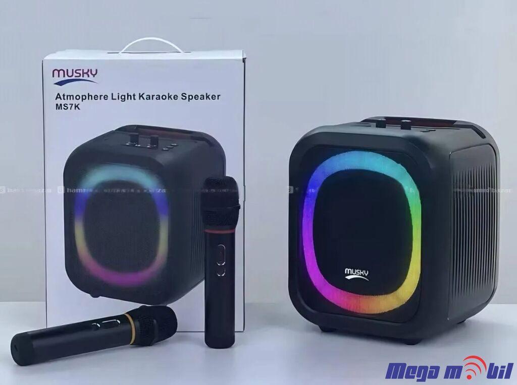 MS Звучник Bluetooth Karaoke MS7 Со 2 Микрофони