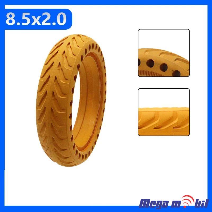 Полна Гума За Тротинет 8.5" Тип 1 Саќе, Жолта