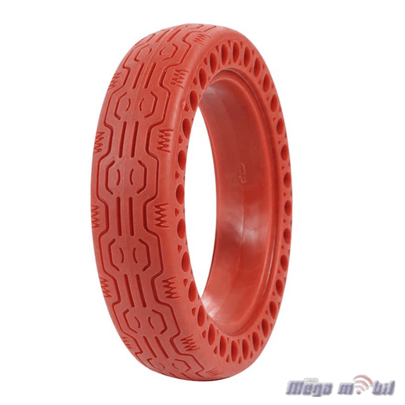 Полна Гума За Тротинет 8.5" Тип 2 Саќе, Црвена