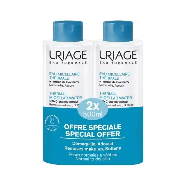 Uriage Мицеларна вода Eau Thermale 500ml 1+1 гратис