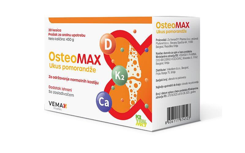 Vemax Pharma Кесички прашок OSTEOMAX Pulvis x30