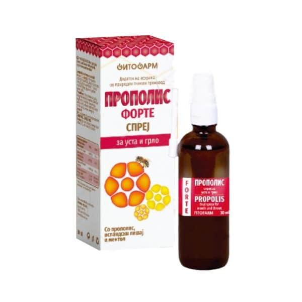 FITOFARM Спреј со ментол и исландски лишај Propolis Forte 30ml