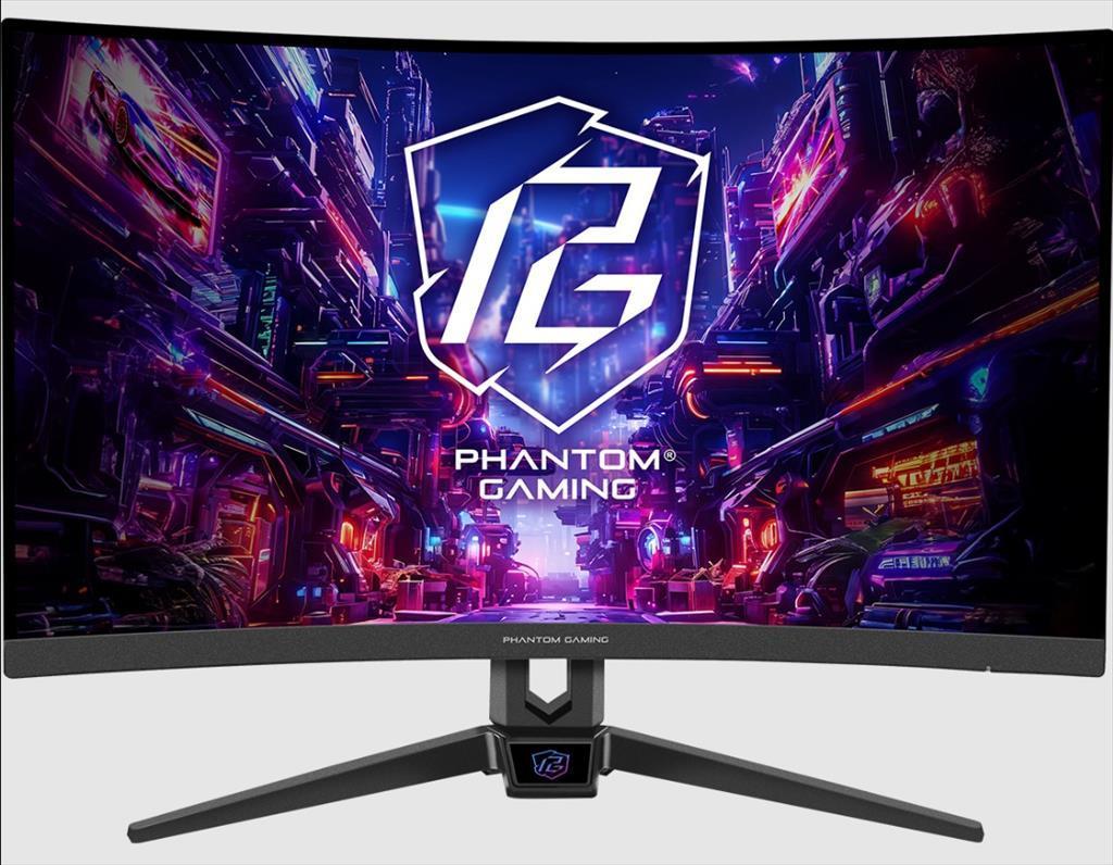 Asrock Монитор 27"  Phantom Gaming Pg27Frs1A Закривен, 1920 X 1080 At 280 Hz, Va Panel , Amd Freesync Premium, 1Ms, 2Xhdmi 2.0, 1X Dp, Swivel+Tilt, Speaker: 2Wx2, 90Lxa0G0-A0E1A0V