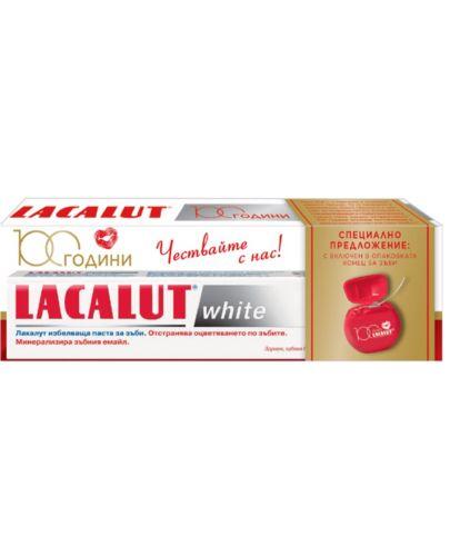 LACALUT Паста White + гратис забен конец 75ml
