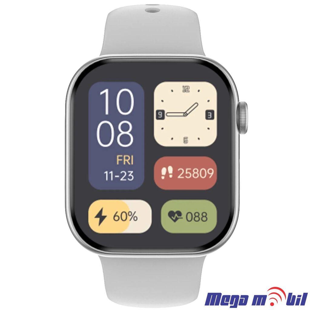 DT Smart Watch Watch X Square, Сребрен