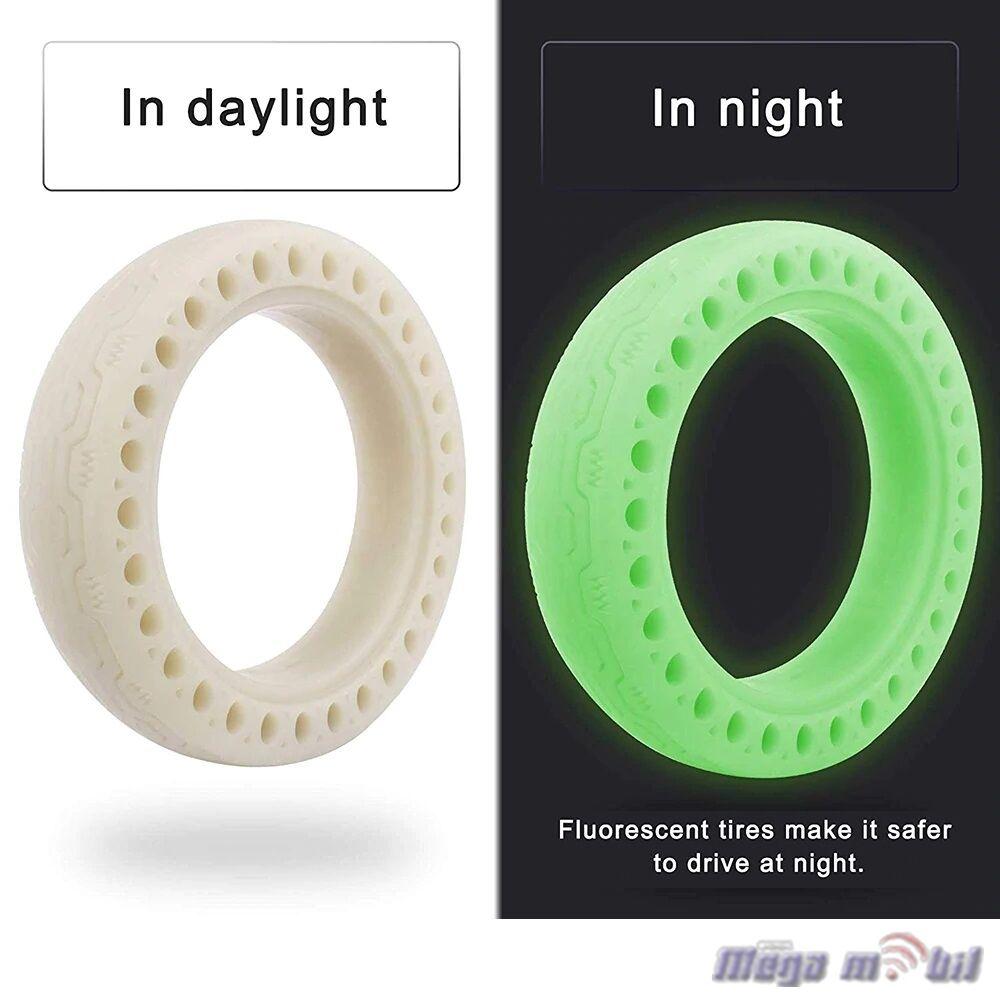 Полна Гума За Тротинет 8.5" Тип 4 Shiny, Зелена