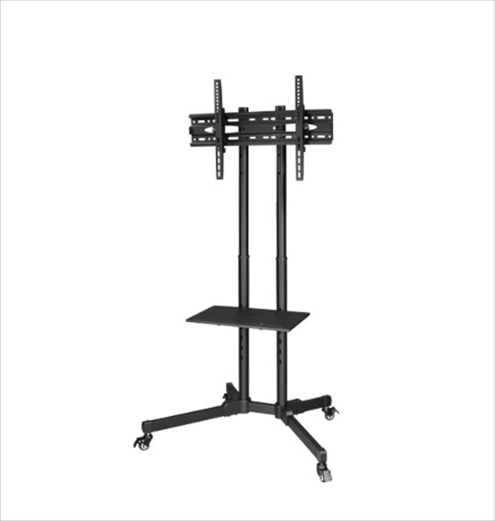 Hama Tv Stand  Up To 75", Vesa From 200 X 200 To 600 X 400, Up To 40Kg, Black, 220874