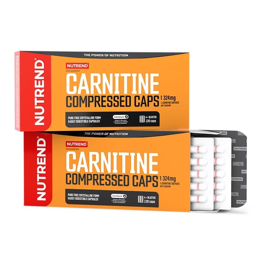 Nutrend Карнитин COMPRESSED CAPS 1324mg Carnipure® 120 капсули