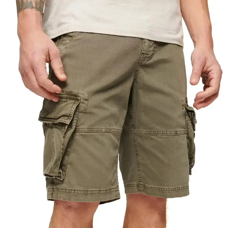 Машки бермуди Superdry Core Cargo, маслинесто