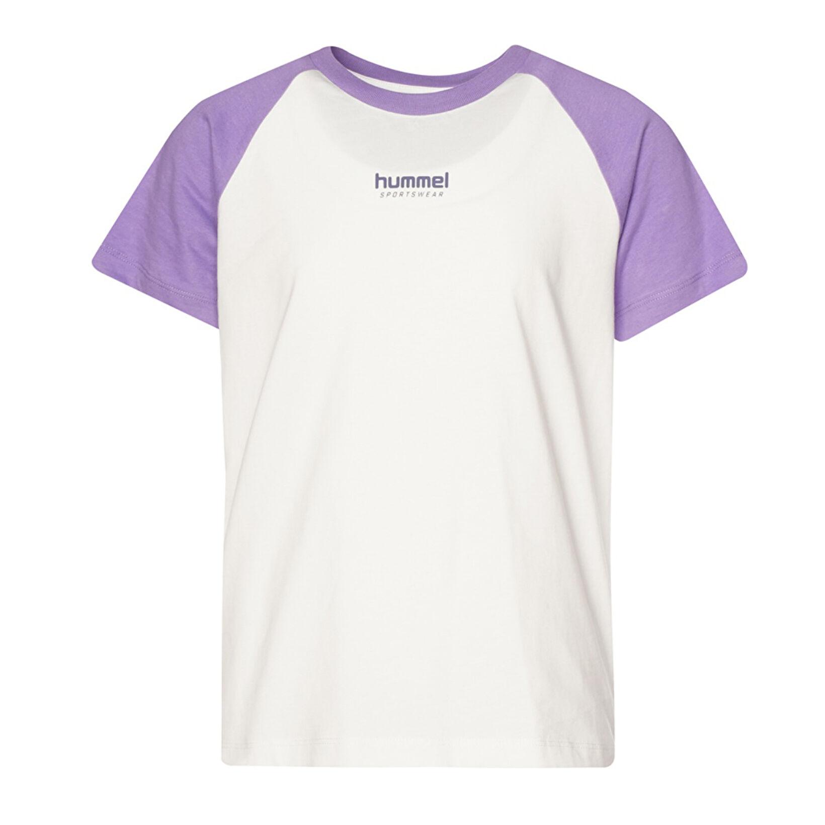 Маица Hummel за девојчиња Hmlrio, виолетово-бела