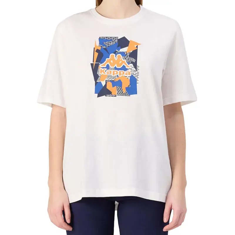 Машка маица Kappa со лого на Guotti, бела
