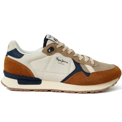 Машки патики Pepe Jeans Brit Camp M, беж-крем боја