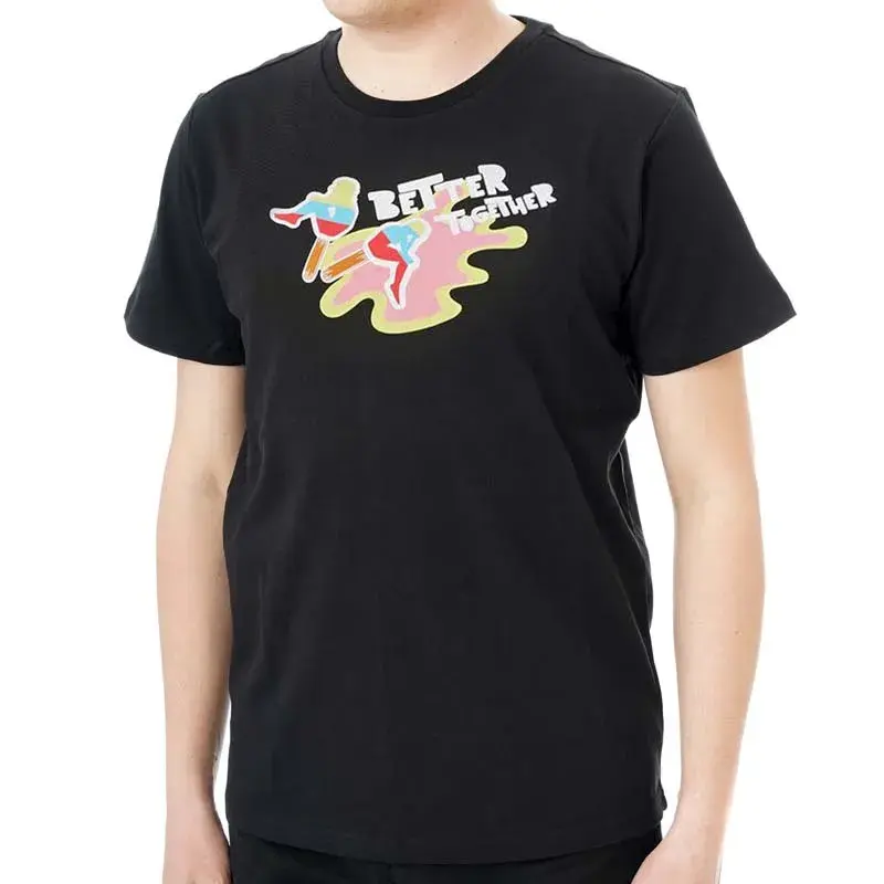 Машка маица Kappa со лого на Gorto, црна