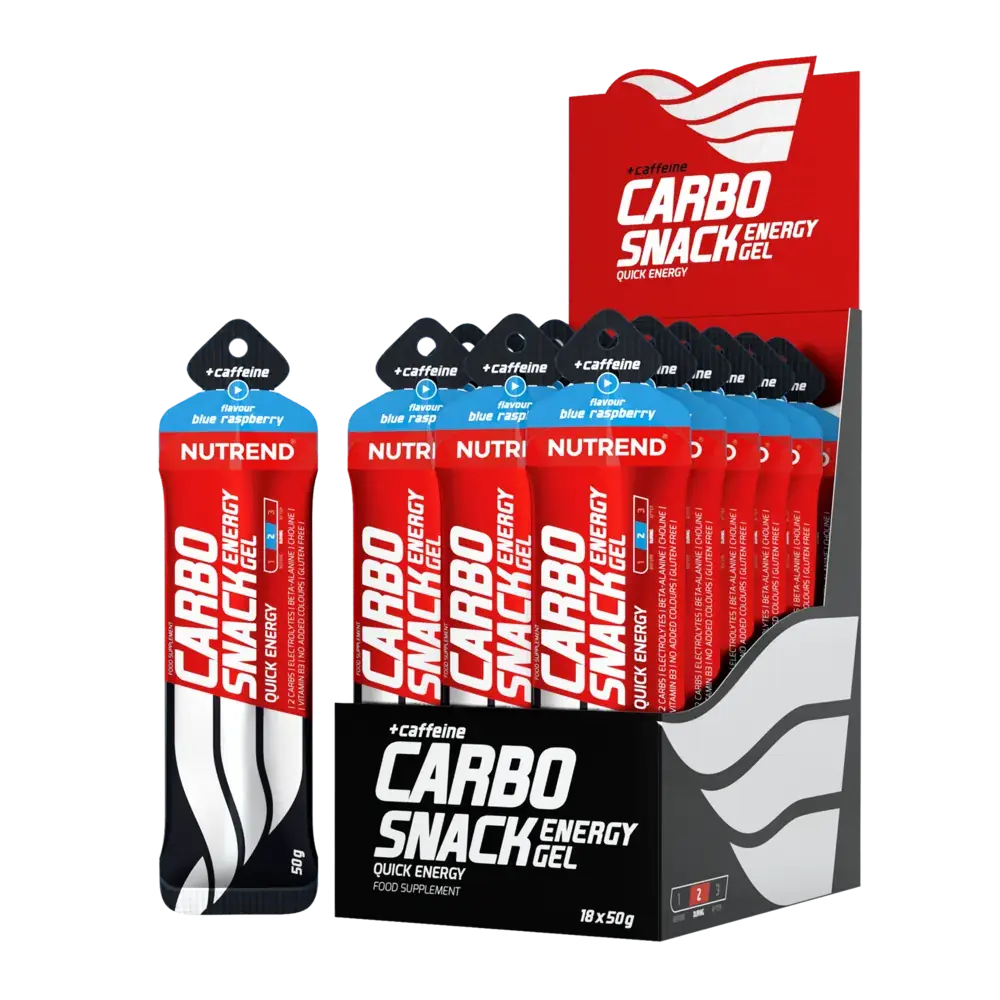 Nutrend Carbosnack Gel With Caffeine 50gr Quick Energy- Blue Raspberry