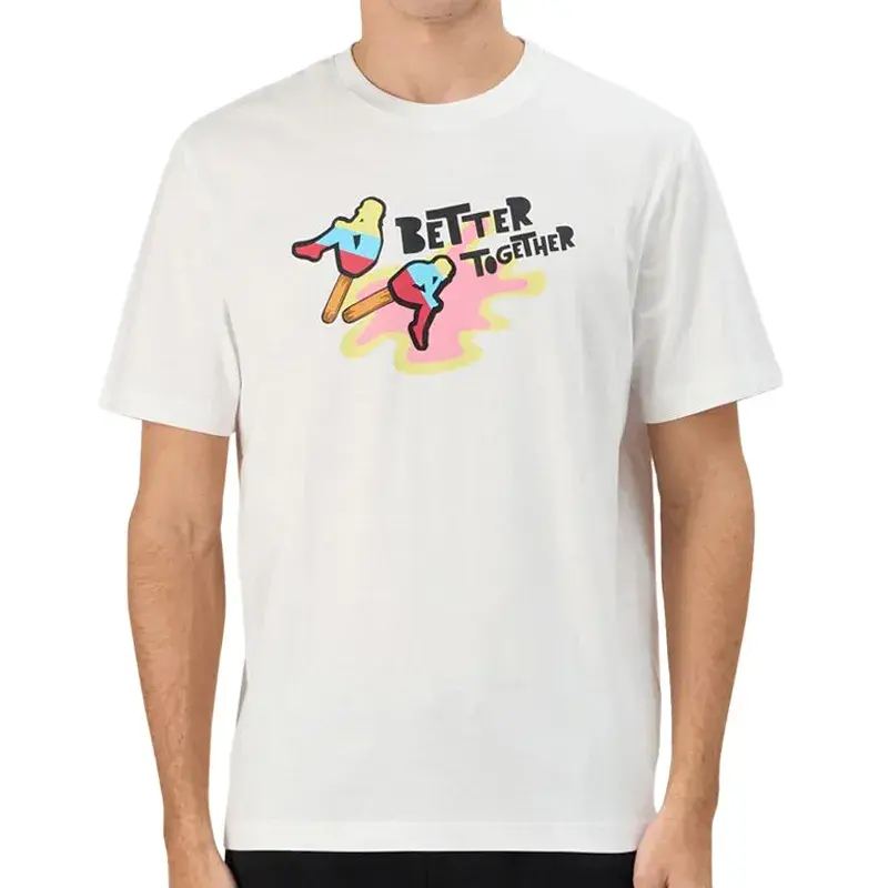 Машка маица Kappa со лого на Gorto, бела