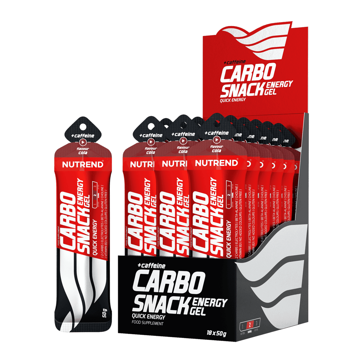 Nutrend Carbosnack Gel With Caffeine 50gr Quick Energy