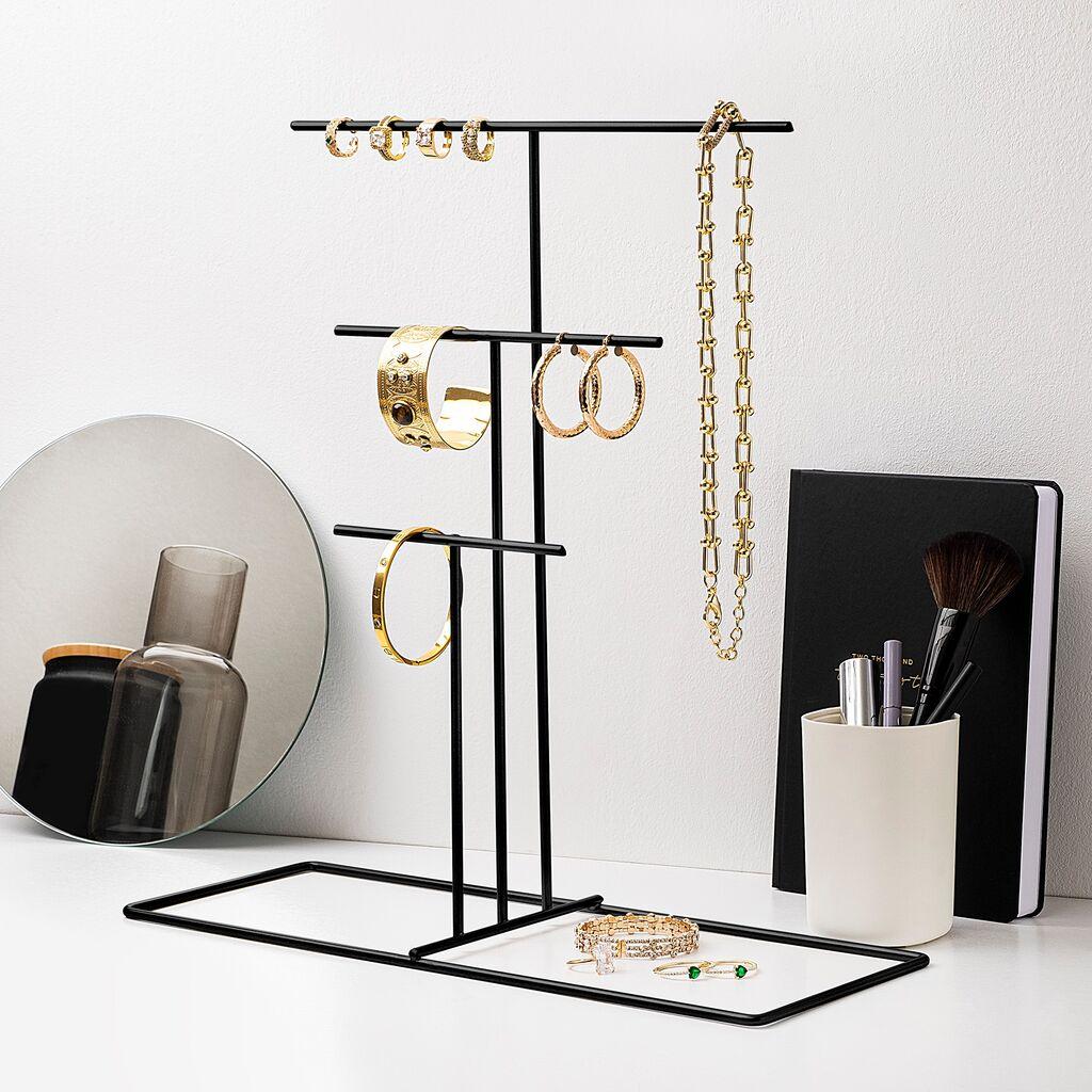 Поставка за накит Aberto Design TK-006, 40x41x15, црна