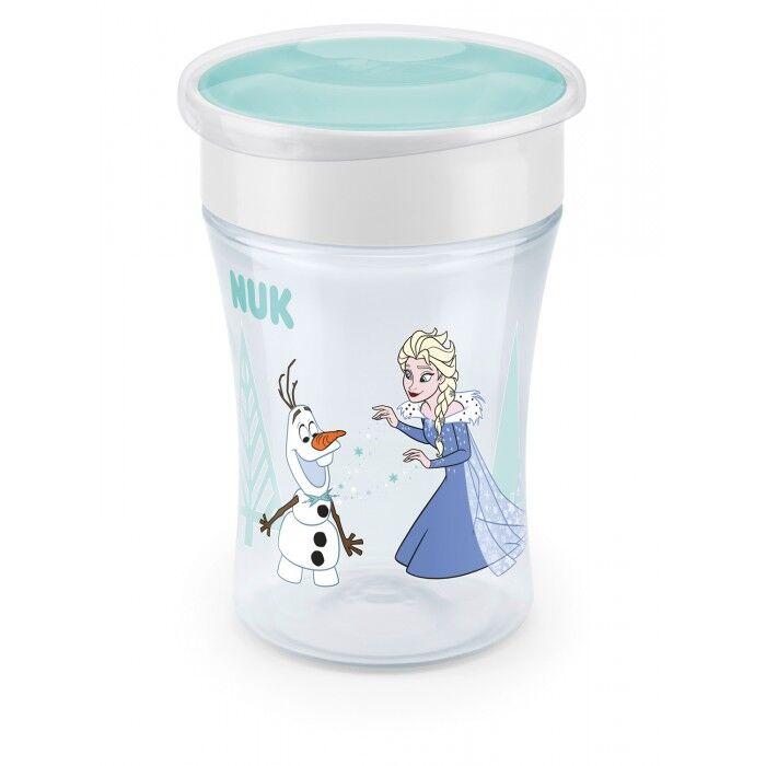 NUK Некапечка Магична Чаша Magic Cup Disney Frozen Elsa 230 мл 8+ м., Светло Сина