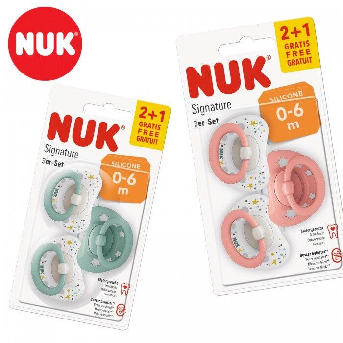 NUK Цуцла Лажалка Анатомска Силикон Limited Edition Signature 0-6 м.
