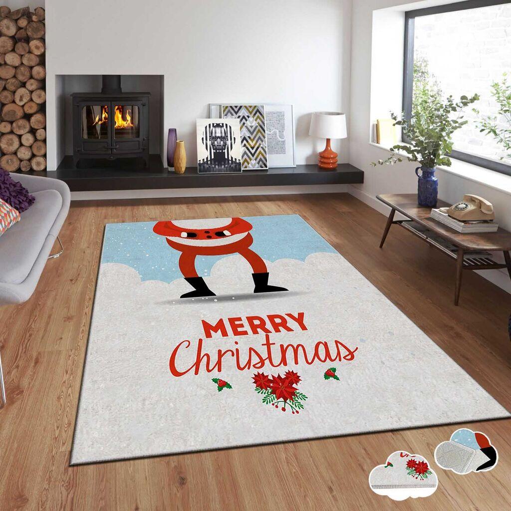 Тепих Conceptum Hypnose со новогодишни мотиви Asr-Crpt-83, правоаголен, 80x140 см, шарен