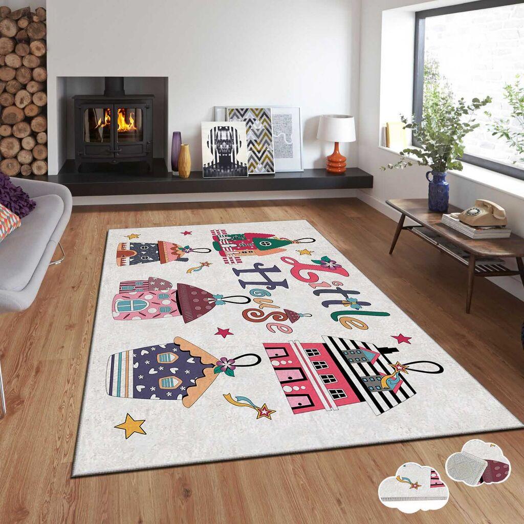 Тепих Conceptum Hypnose со новогодишни мотиви Asr-Crpt-39, правоаголен, 80x140 см, шарен