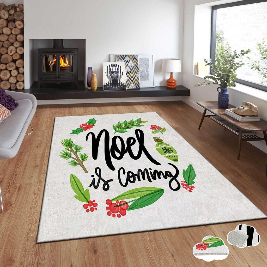 Тепих Conceptum Hypnose со новогодишни мотиви Asr-Crpt-66, правоаголен, 80x140 см, шарен