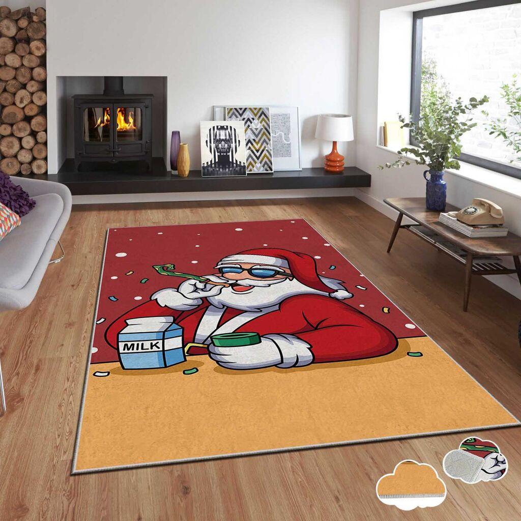 Тепих Conceptum Hypnose со новогодишни мотиви Asr-Crpt-49, правоаголен, 80x140 см, шарен