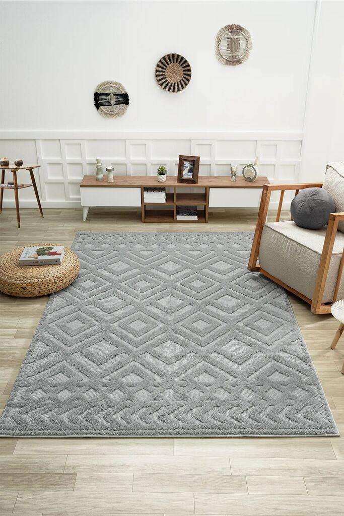 Conceptum Hypnose тепих 830B, правоаголен, 240x340 cm, сив