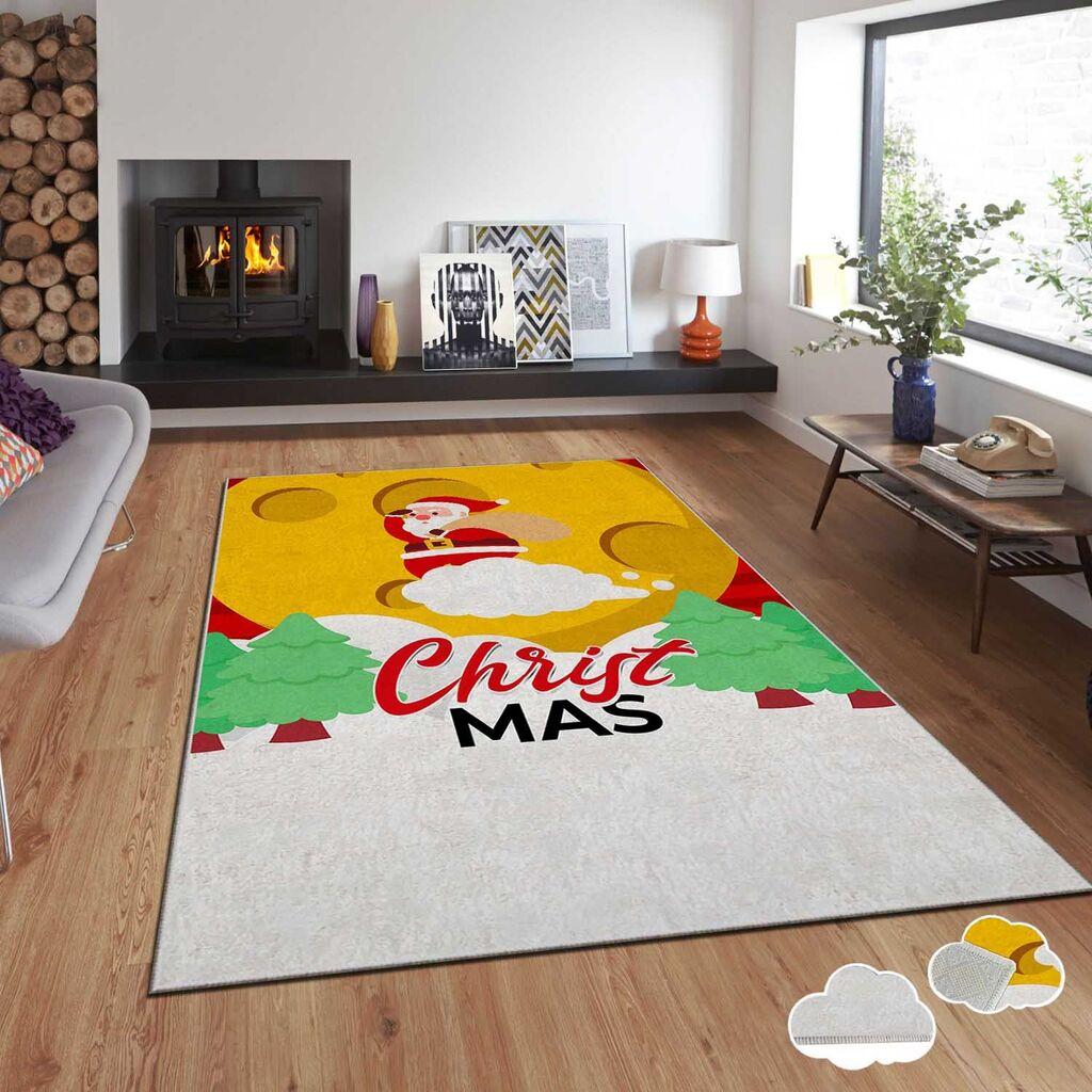 Тепих Conceptum Hypnose со новогодишни мотиви Asr-Crpt-94, правоаголен, 80x140 см, шарен