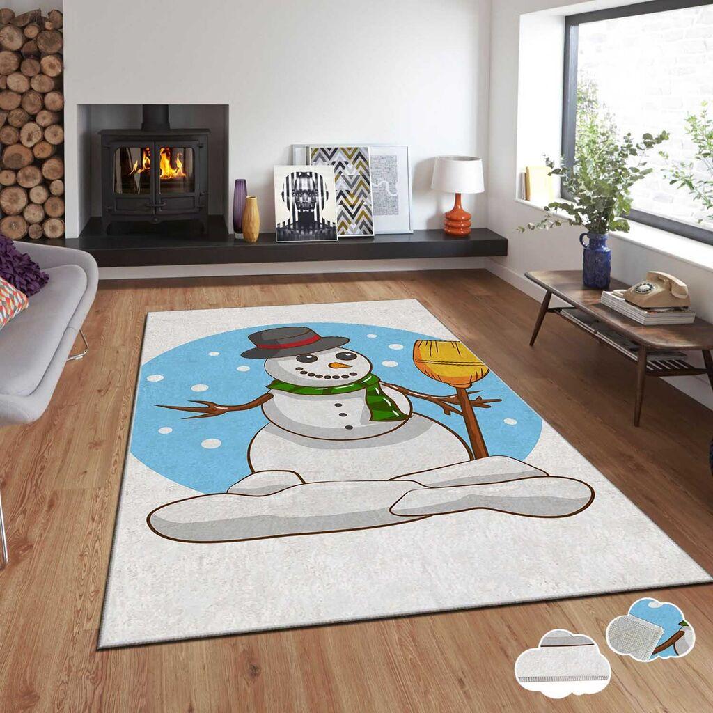 Тепих Conceptum Hypnose со новогодишни мотиви Asr-Crpt-73, правоаголен, 80x140 см, шарен