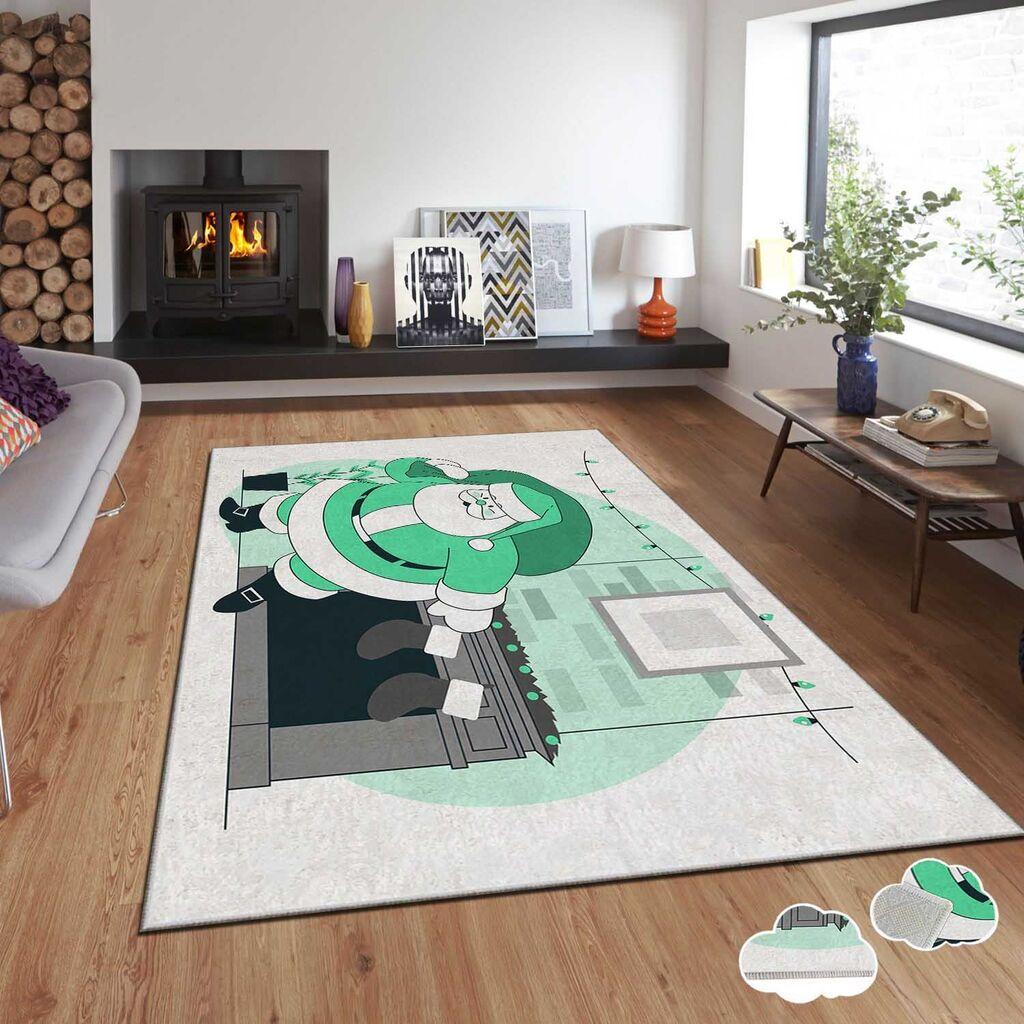 Тепих Conceptum Hypnose со новогодишни мотиви Asr-Crpt-21, правоаголен, 120x180 см, шарен