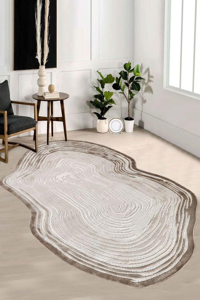 Conceptum Hypnose Rug Amorf-Ar001, овален, 160x230 cm, крем