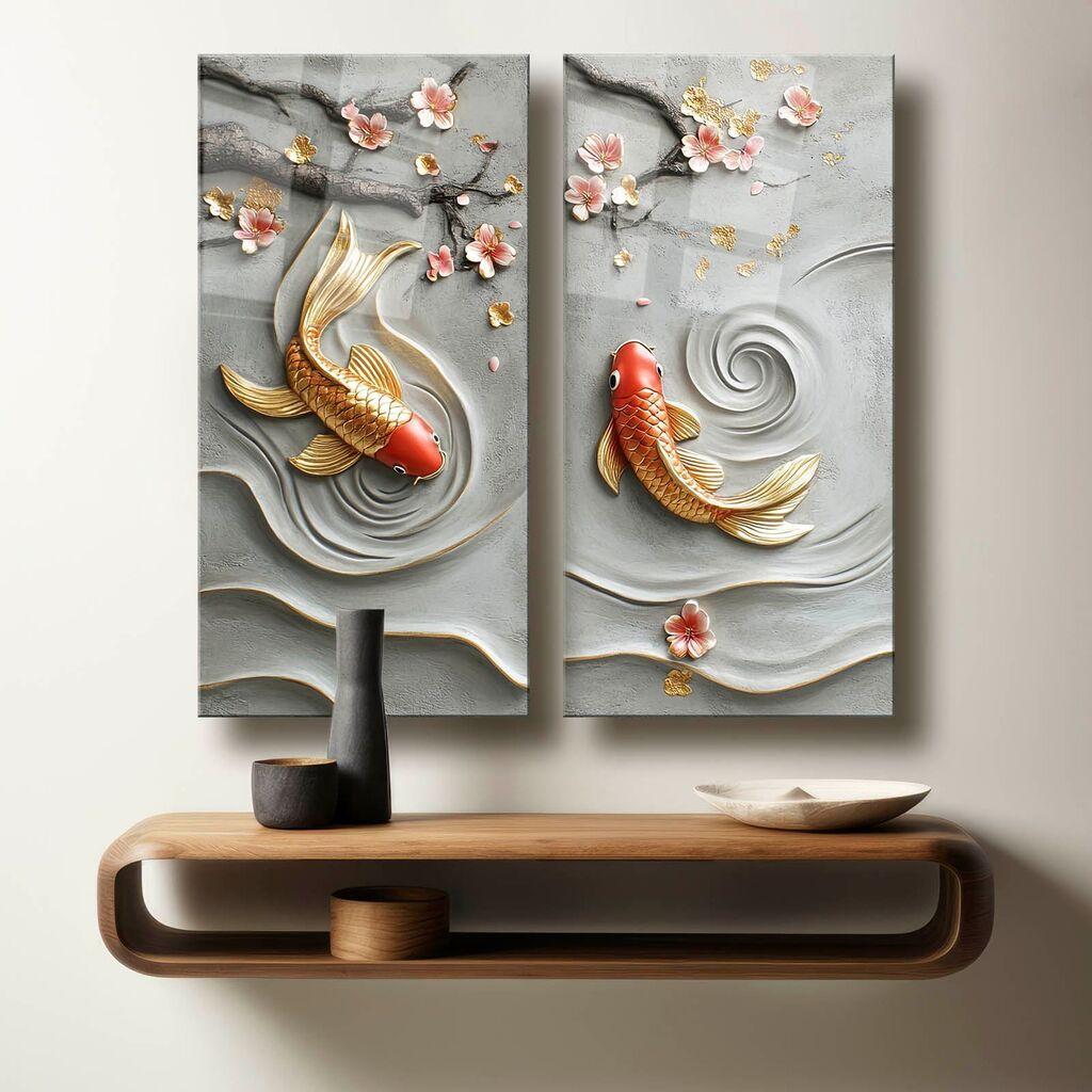 Wallity Слика со LED Осветлување 4570DACT-3, 45x70 cm