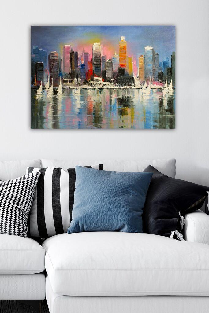 Wallity Слика со LED Осветлување 4570DHDACT-116, 45x70 cm