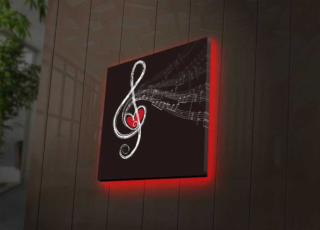 Wallity Слика со LED Осветлување 4040IACT-55, 40x40 cm