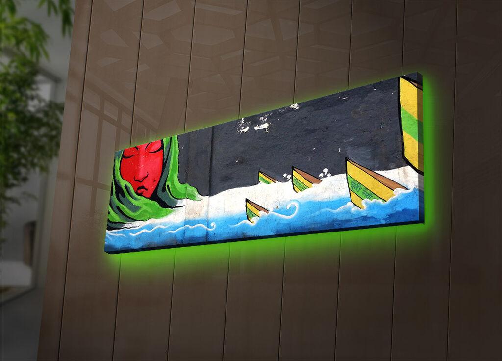 Wallity Слика со LED Осветлување 4570DHDACT-010, 45x70 cm