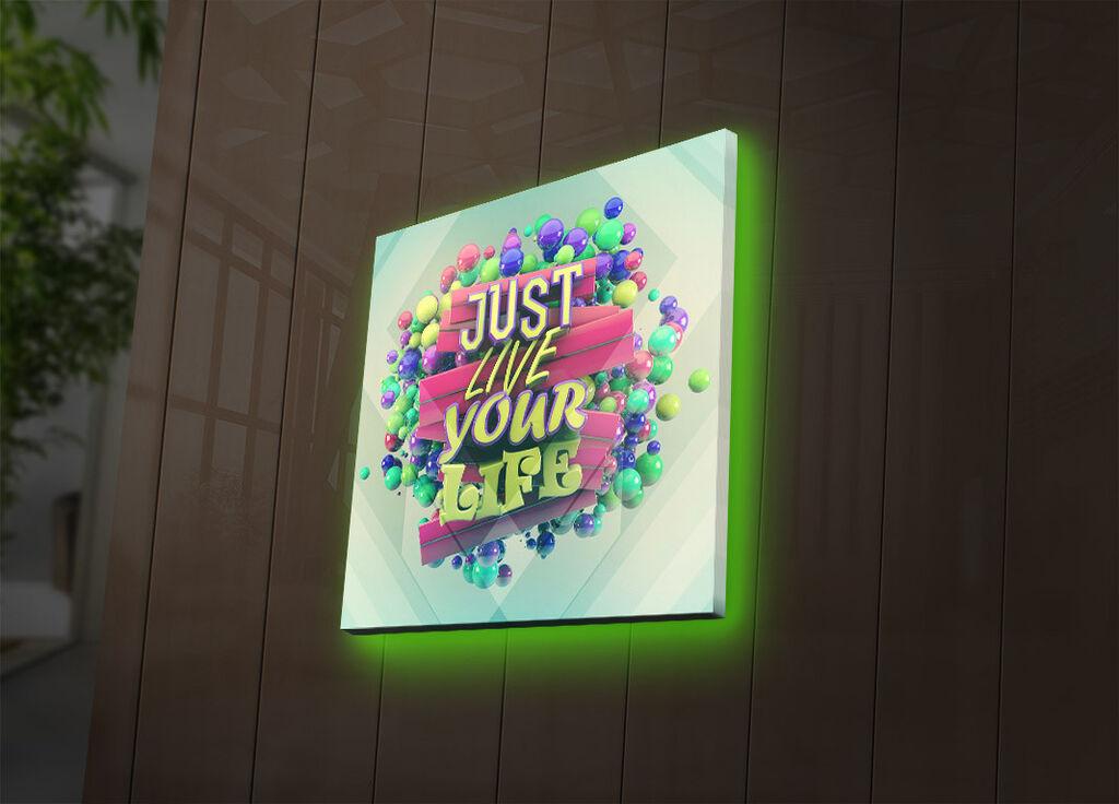 Wallity Слика со LED Осветлување 4040IACT-50, 40x40 cm